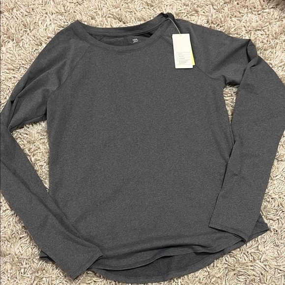 All in Motion Charcoal Long Sleeve Women's Tee - Picture 1 of 5